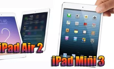 رونمایی از آیپد ایر 2 و آیپد 3 مینی : باریک تر، سریعتر، همراه با TOUCH ID