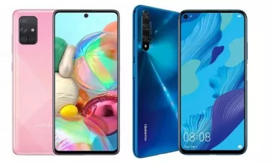 مقایسه نوا 5T هوآوی با گلکسی A51 سامسونگ