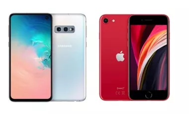 مقایسه آیفون SE 2020 با گلکسی S10e