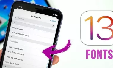 آموزش تغییر اندازه فونت در آیفون اپل
