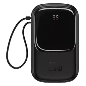 پاوربانک Qpow Digital Display باسئوس 20000 میلی آمپر ساعت توان 20 وات
