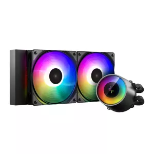 خنک کننده پردازنده Castle 240 RGB V2 Liquid دیپ کول (آبی)