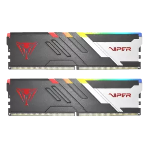 رم کامپیوتر  Viper Venom RGB DDR5 پاتریوت دو کاناله 64GB فرکانس 5600MHz