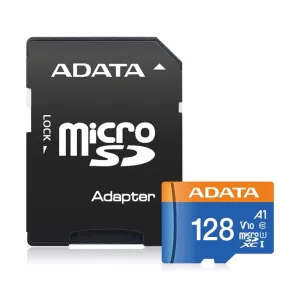 کارت حافظه MicroSDXC Premier V10 ای دیتا کلاس 10 استاندارد UHS-I سرعت 100MBps ظرفیت 128GB