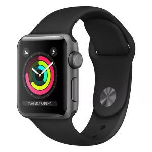 ساعت هوشمند اپل واچ 3 آلومینیوم با بند اسپرت سیلیکون 38mm
