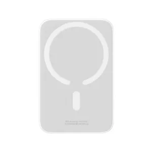 پاوربانک وایرلس Magnetic Mini Air 15W  باسئوس ظرفیت 6000 میلی آمپرساعت 20 وات