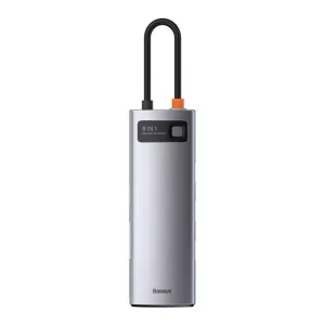 هاب USB-C هشت پورت Metal Gleam WKWG050013 بیسوس