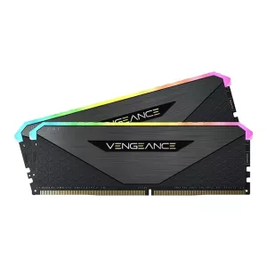 رم کامپیوتر Vengeance RGB RT کورسیر ظرفیت 32 گیگابایت دوکاناله 4600MHz
