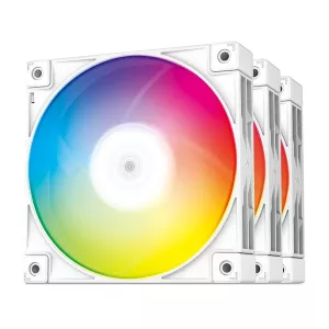 خنک کننده کیس FC120-3 IN 1 White دیپ کول