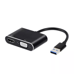 مبدل USB3.0 به VGA+HDMI+AUDIO فرانت FN-U3DVH