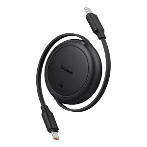 کابل تبدیل USB-C بیسوس Free2Pull Mini توان 60 وات طول ۱ متر