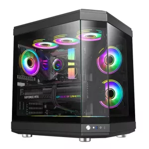 کیس گیمینگ کامپیوتر HYPE Black گیم مکس