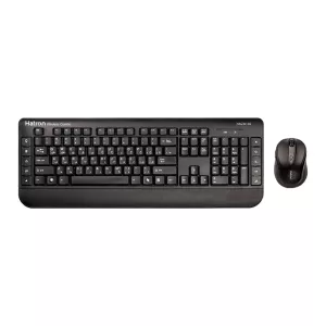 کیبورد و ماوس HKCW-140 هترون بی سیم با حروف فارسی