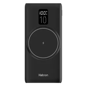 پاوربانک بی سیم HPB1090PQW هترون 10000 میلی آمپر ساعت
