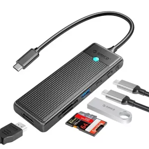هاب USB-C شش پورت PWD-6PS اوریکو