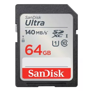 کارت حافظه Ultra U1 UHS-I Class 10 140MBps سن دیسک ظرفیت 64 گیگابایت