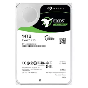 هارد سرور Seagate ST14000NM000J Exos X18 SATA 6Gb/s 7200PRM-14TB