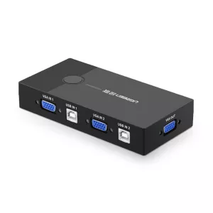 سوئیچ کی وی ام 30357 VGA 2 in 1 Out KVM یوگرین
