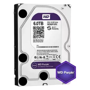 هارد دیسک اینترنال 6 ترابایتی WD60PURX وسترن دیجیتال (بنفش)