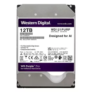 هارد دیسک اینترنال ۱۲ ترابایتی WD121PURP وسترن دیجیتال (بنفش)