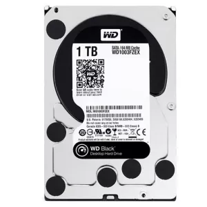 هارد دیسک اینترنال وسترن دیجیتال 1 ترابایت مشکی WD1003FZEX