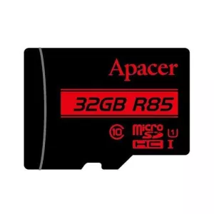 کارت حافظه microSDHC اپیسر AP32G کلاس 10 استاندارد UHS-I U1 سرعت 85MBps ظرفیت 32 گیگابایت