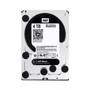 هارد دیسک اینترنال وسترن دیجیتال 4 ترابایت مشکی WD4003FZEX