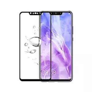 محافظ صفحه نمایش تمام چسب شیشه‌ای مناسب گوشی موبایل هواوی Nova 3i