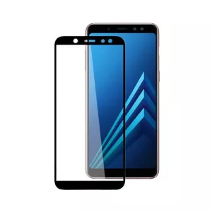 محافظ صفحه نمایش شیشه‌ای تمام چسب مناسب گوشی موبایل سامسونگ گلکسی A6 Plus 2018 