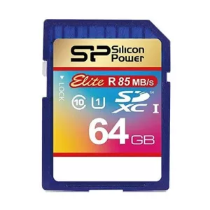 کارت حافظه سیلیکون پاور SDXC Elite UHS-I U1 Class 10 ظرفیت 64 گیگابایت