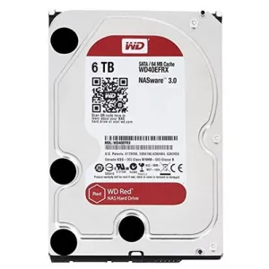 هارد دیسک اینترنال وسترن دیجیتال 6 ترابایت قرمز WD60EFRX