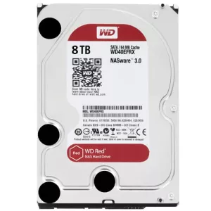 هارد دیسک اینترنال وسترن دیجیتال 8 ترابایت قرمز WD80EFZX