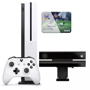کنسول مایکروسافت Xbox One S ظرفیت 1 ترابایت با ۲۰ عدد بازی و کینکت